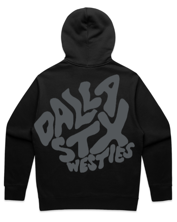 Gravel Saint Zip-Up (Men's/Unisex) - Black Static