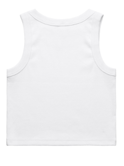 Ribline Organic Crop Tank (Women's) - Ghost Signal