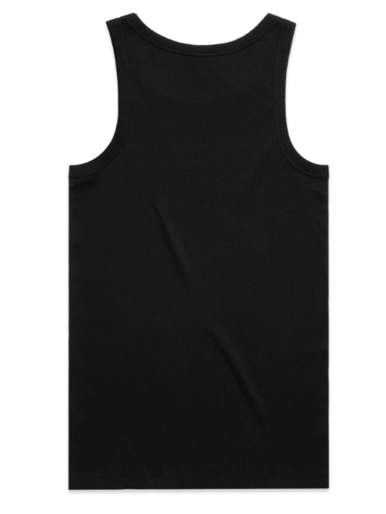 Ribline Organic Singlet (Men's) - Black Static