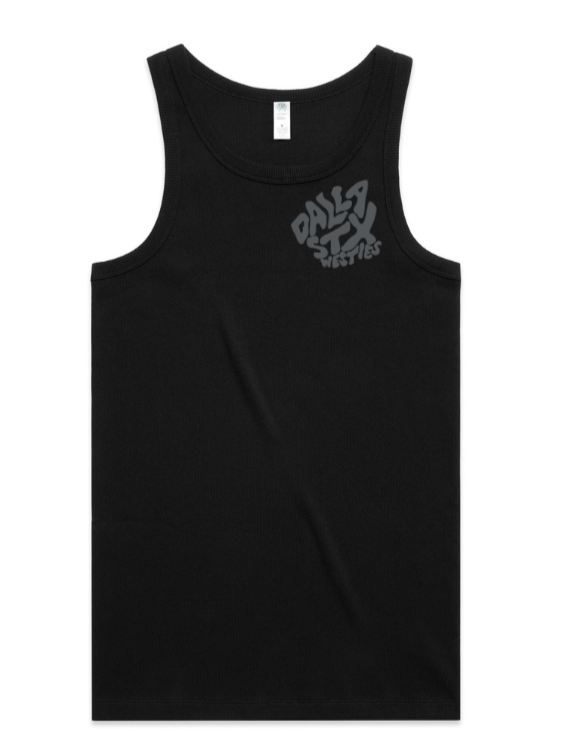 Ribline Organic Singlet (Men's) - Black Static