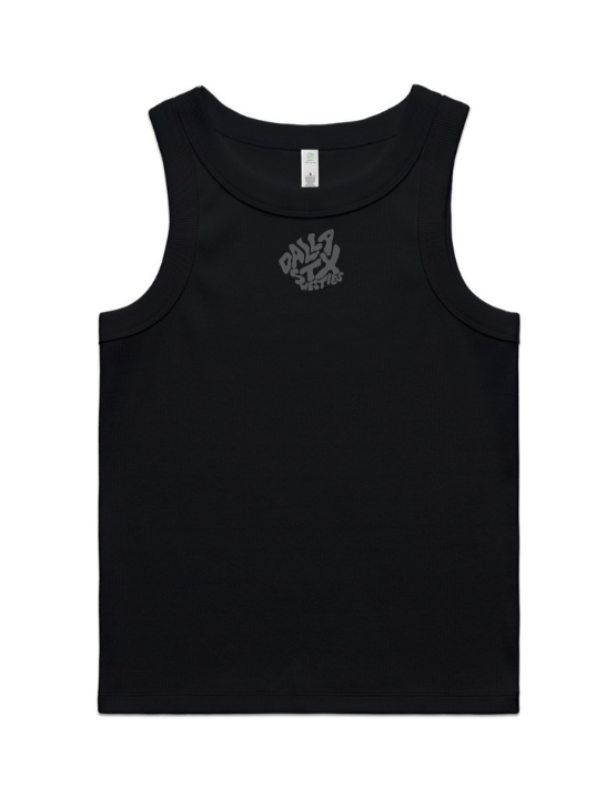 Ribline Organic Tank (Women's) - Black Static