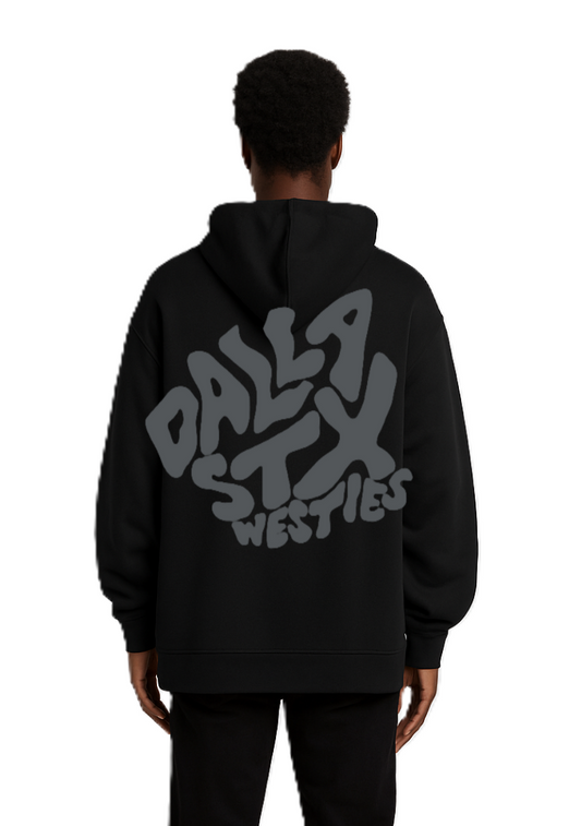 Gravel Saint Zip-Up (Men's/Unisex) - Black Static