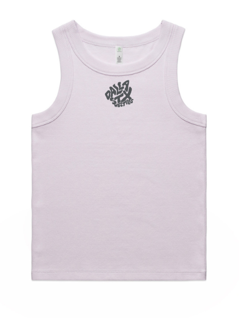 Ribline Organic Crop Tank (Women's) - Nocturne Bloom