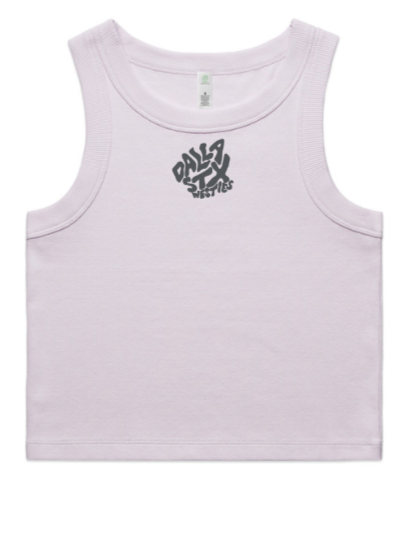 Ribline Organic Tank Cropped (Women’s)—Wingo Bloom EditionBloom