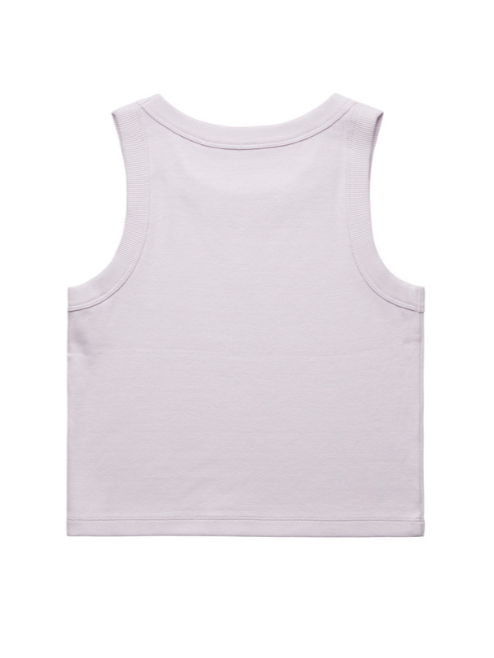Ribline Organic Tank Cropped - Nocturne Bloom